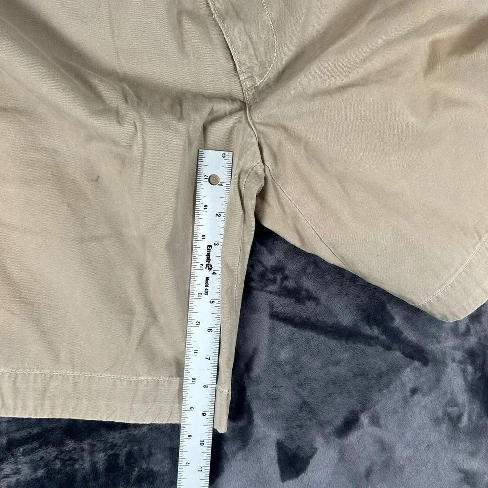 Polo Ralph Lauren Chino Shorts Mens 40T Tan Khaki Cotton Twill Flat Front‎